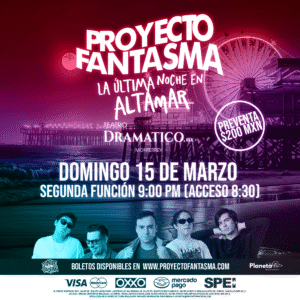 F2 - Proyecto Fantasma - La Última Noche en Altamar - Boleto General